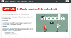 Desktop Screenshot of moodle.avetica.nl