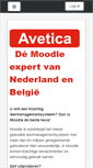 Mobile Screenshot of moodle.avetica.nl