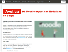 Tablet Screenshot of moodle.avetica.nl